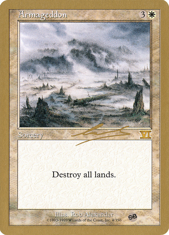 Armageddon (Nicolas Labarre) (SB) [World Championship Decks 2000] | L.A. Mood Comics and Games