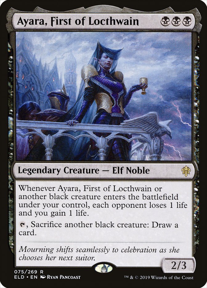 Ayara, First of Locthwain [Throne of Eldraine] | L.A. Mood Comics and Games