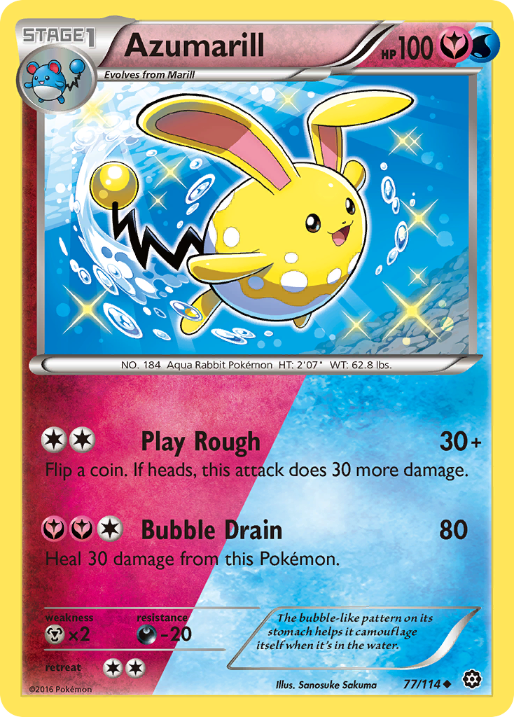 Azumarill (77/114) [XY: Steam Siege] | L.A. Mood Comics and Games