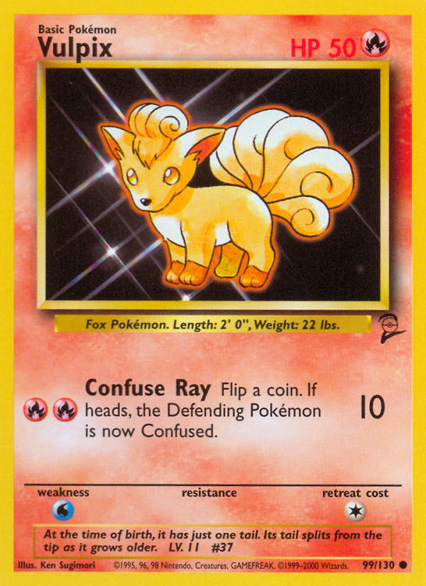 Vulpix (99/130) [Base Set 2] | L.A. Mood Comics and Games