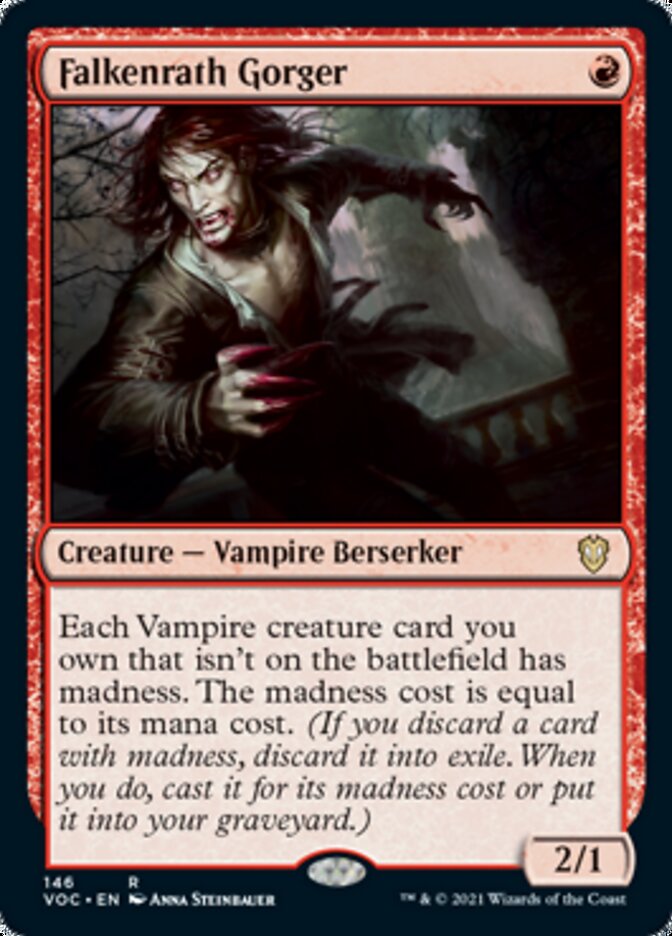 Falkenrath Gorger [Innistrad: Crimson Vow Commander] | L.A. Mood Comics and Games