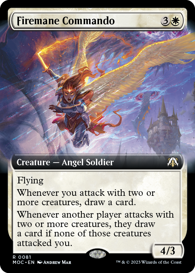 Firemane Commando (Extended Art) [March of the Machine Commander] | L.A. Mood Comics and Games