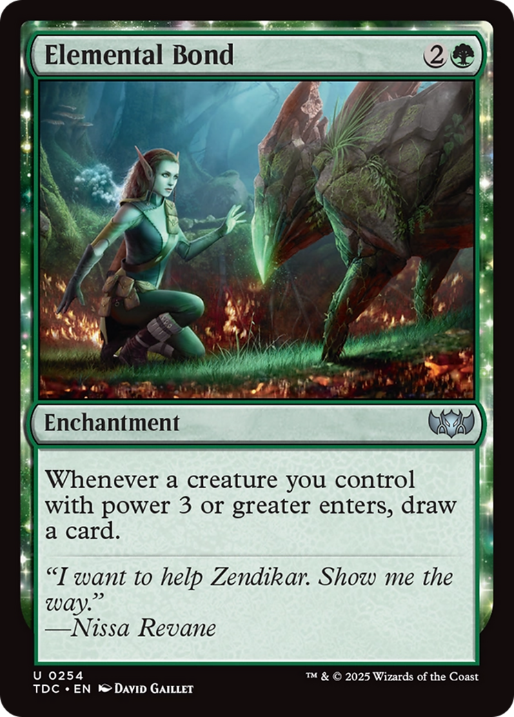 Elemental Bond [Tarkir: Dragonstorm Commander] | L.A. Mood Comics and Games