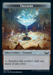 Treasure (013) // Wizard Double-Sided Token [Streets of New Capenna Tokens] | L.A. Mood Comics and Games