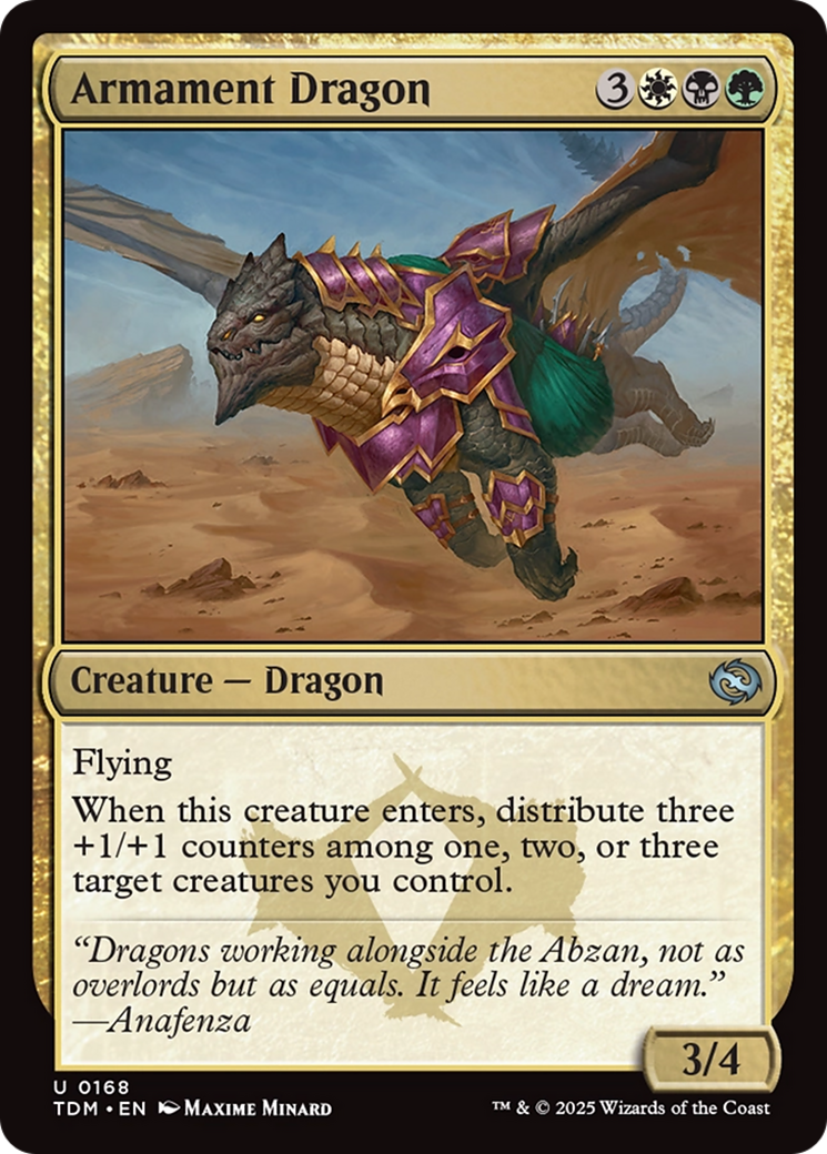 Armament Dragon [Tarkir: Dragonstorm] | L.A. Mood Comics and Games