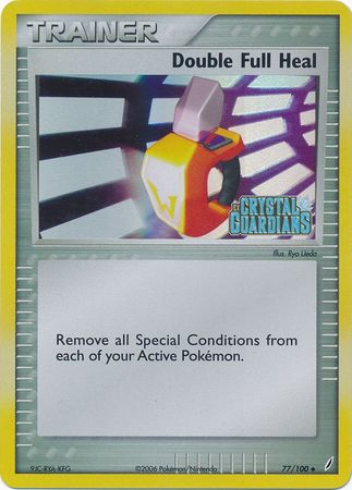 Double Full Heal (77/100) (Stamped) [EX: Crystal Guardians] | L.A. Mood Comics and Games