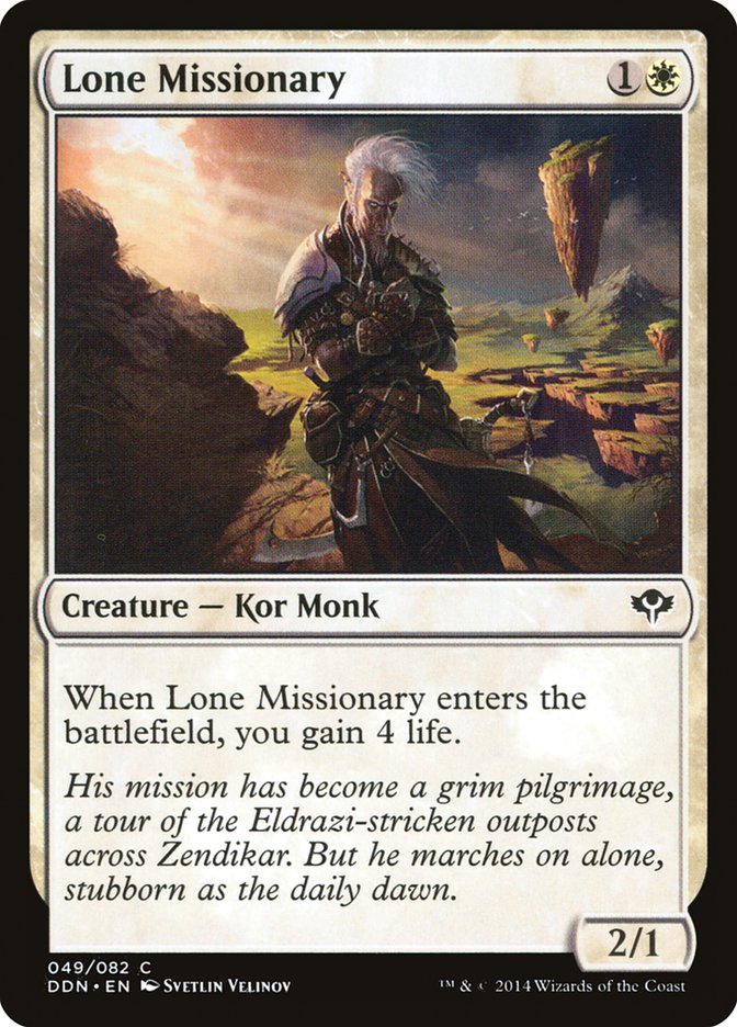 Lone Missionary [Duel Decks: Speed vs. Cunning] | L.A. Mood Comics and Games