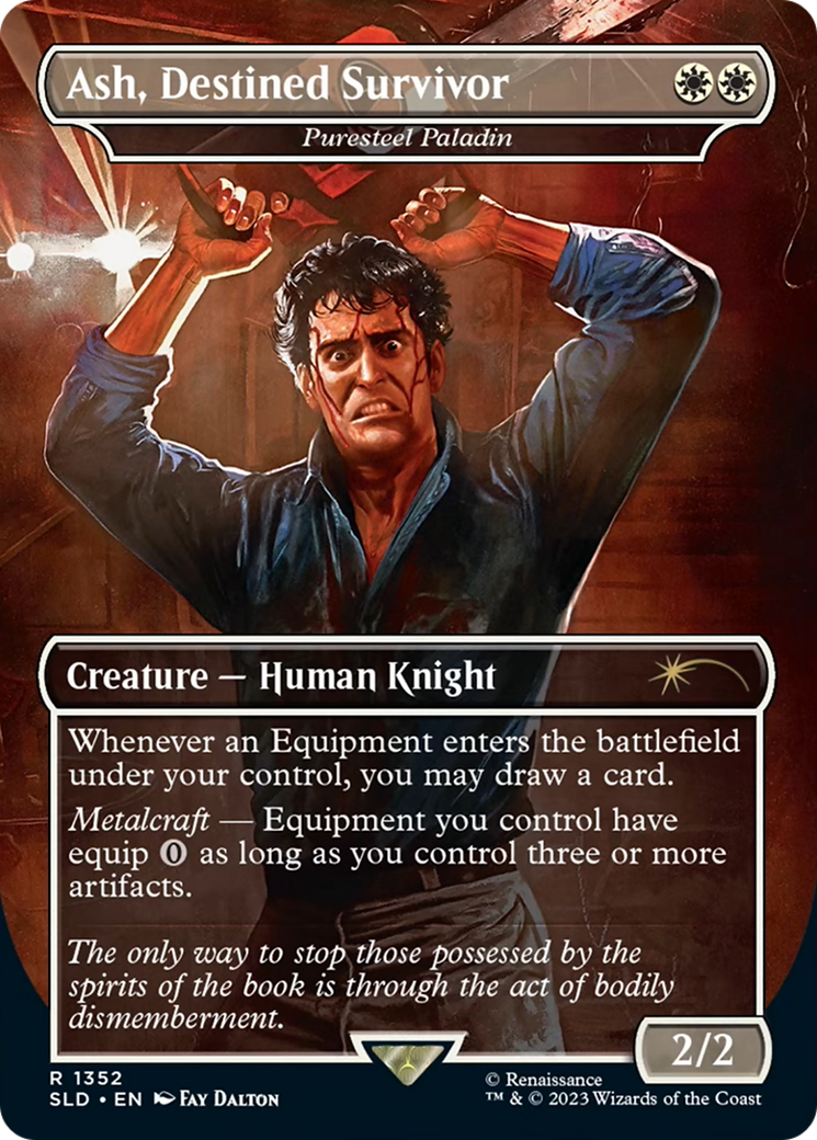 Ash, Destined Survivor - Puresteel Paladin [Secret Lair Drop Series] | L.A. Mood Comics and Games