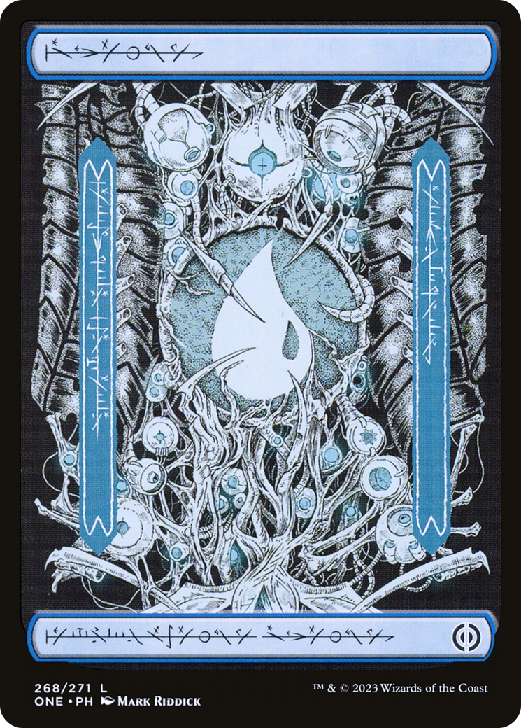 Island (268) (Phyrexian) [Phyrexia: All Will Be One] | L.A. Mood Comics and Games