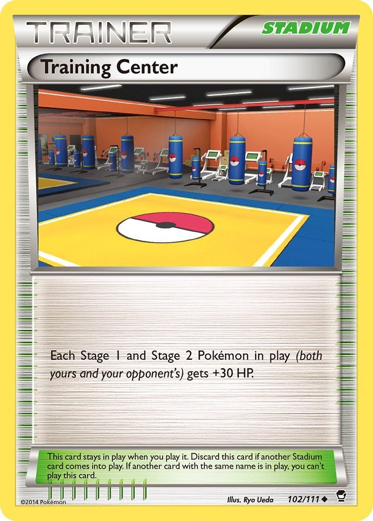 Training Center (102/111) [XY: Furious Fists] | L.A. Mood Comics and Games