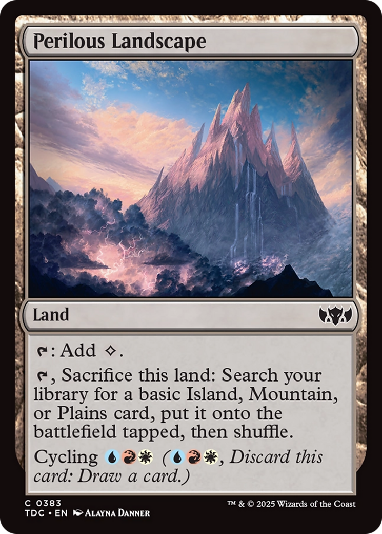 Perilous Landscape [Tarkir: Dragonstorm Commander] | L.A. Mood Comics and Games