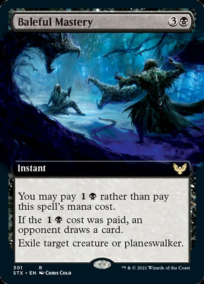 Baleful Mastery (Extended Art) [Strixhaven: School of Mages] | L.A. Mood Comics and Games