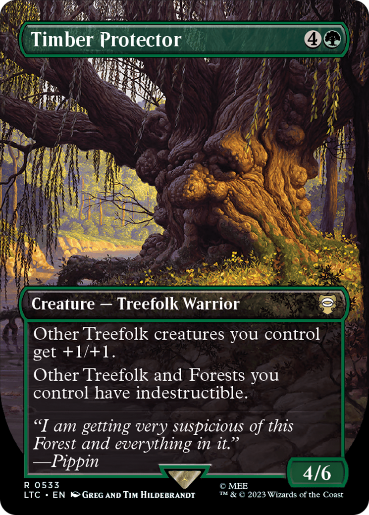 Timber Protector (Borderless) [The Lord of the Rings: Tales of Middle-Earth Commander] | L.A. Mood Comics and Games