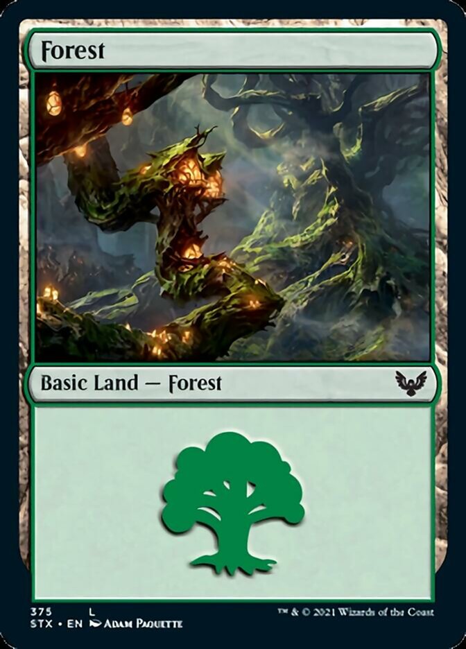 Forest (375) [Strixhaven: School of Mages] | L.A. Mood Comics and Games