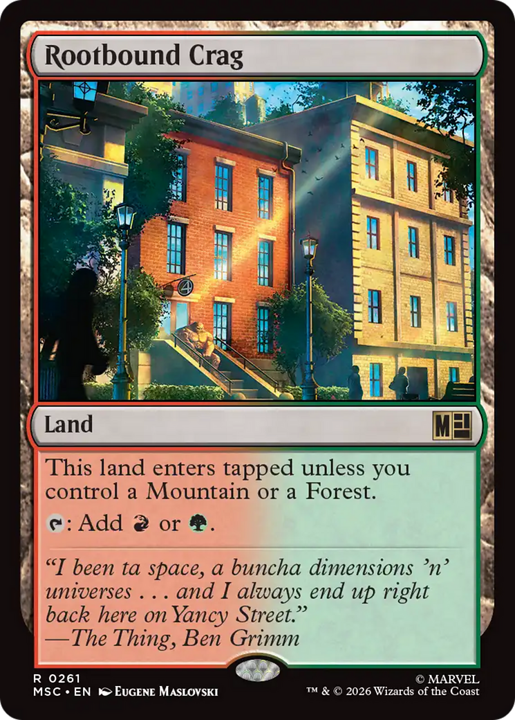 Rootbound Crag [Marvel Super Heroes Commander] | L.A. Mood Comics and Games