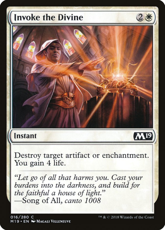 Invoke the Divine [Core Set 2019] | L.A. Mood Comics and Games