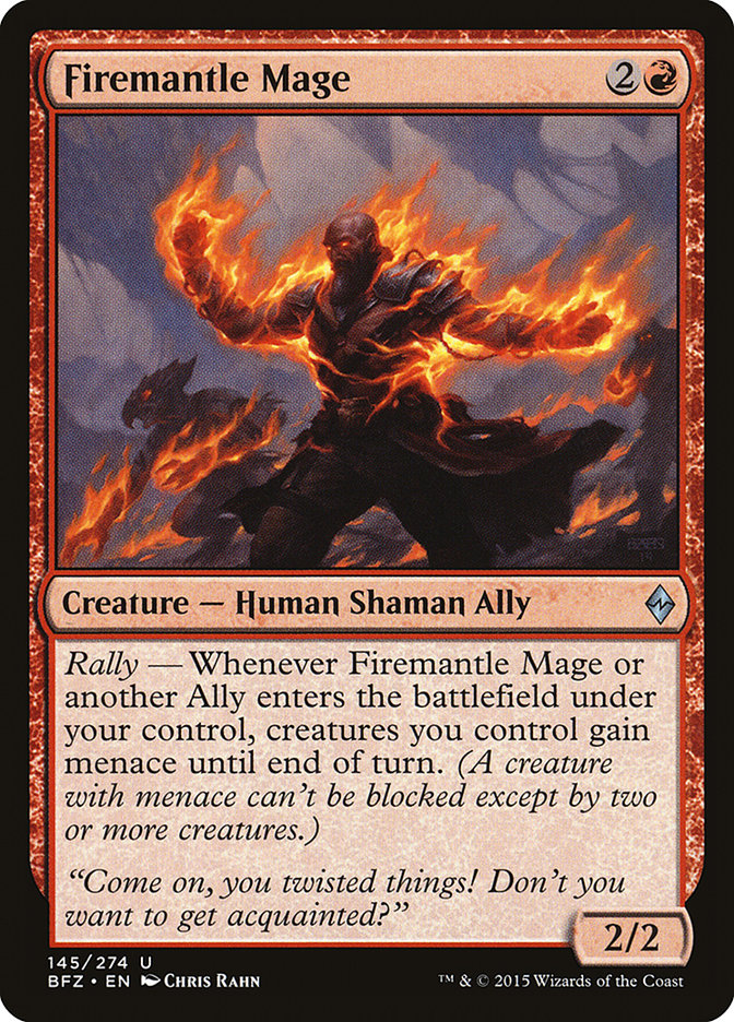 Firemantle Mage [Battle for Zendikar] | L.A. Mood Comics and Games