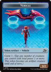 Emblem - Chandra, Spark Hunter // Vehicle Double-Sided Token [Aetherdrift Tokens] | L.A. Mood Comics and Games