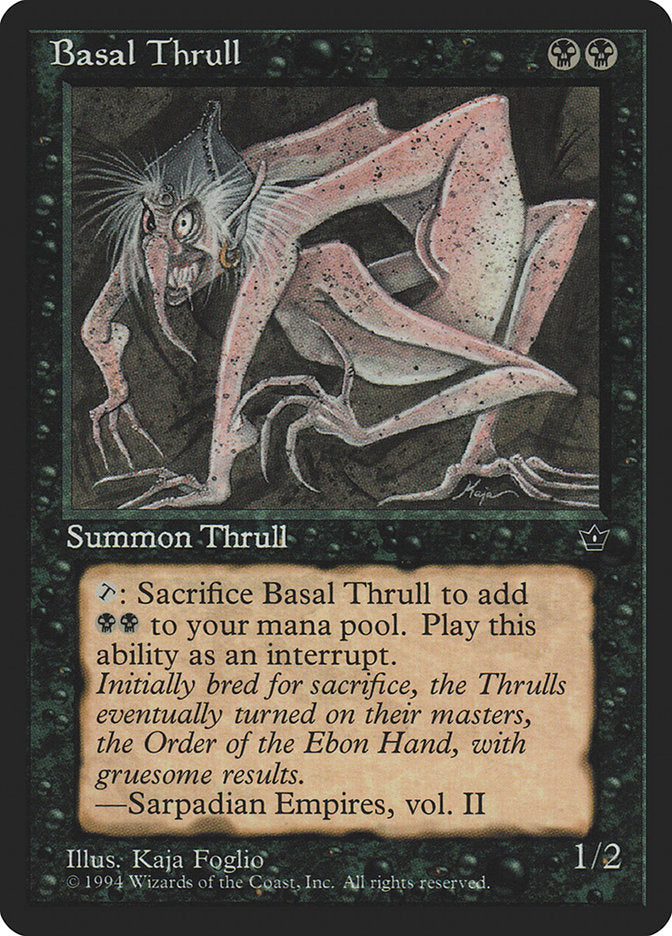 Basal Thrull (Kaja Foglio) [Fallen Empires] | L.A. Mood Comics and Games