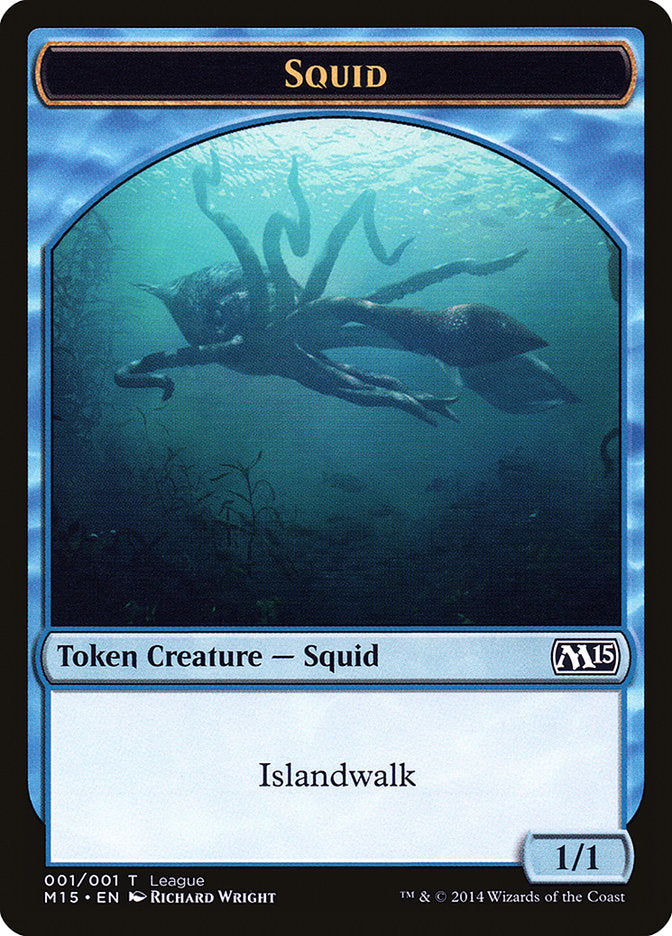 Squid Token [League Tokens 2014] | L.A. Mood Comics and Games