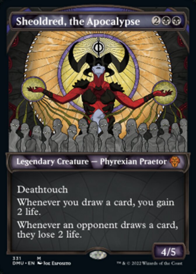 Sheoldred, the Apocalypse (Showcase Textured) [Dominaria United] | L.A. Mood Comics and Games