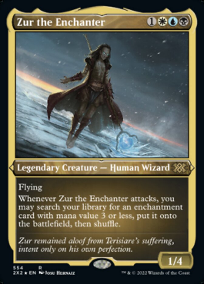 Zur the Enchanter (Foil Etched) [Double Masters 2022] | L.A. Mood Comics and Games