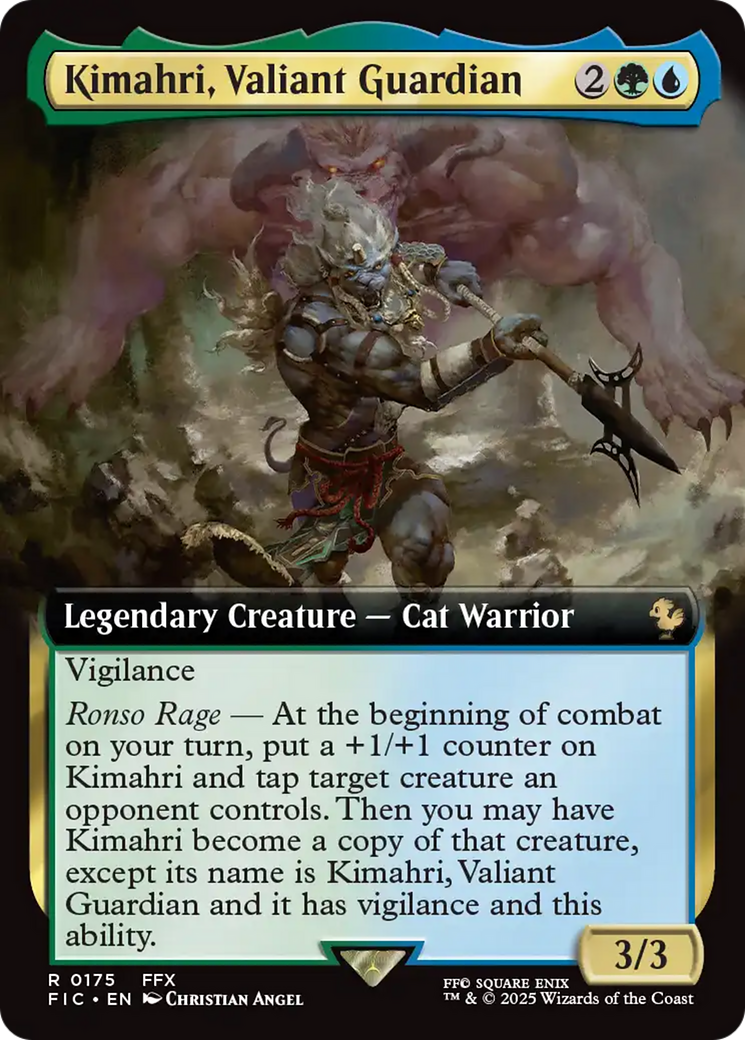 Kimahri, Valiant Guardian (Extended Art) [FINAL FANTASY Commander] | L.A. Mood Comics and Games