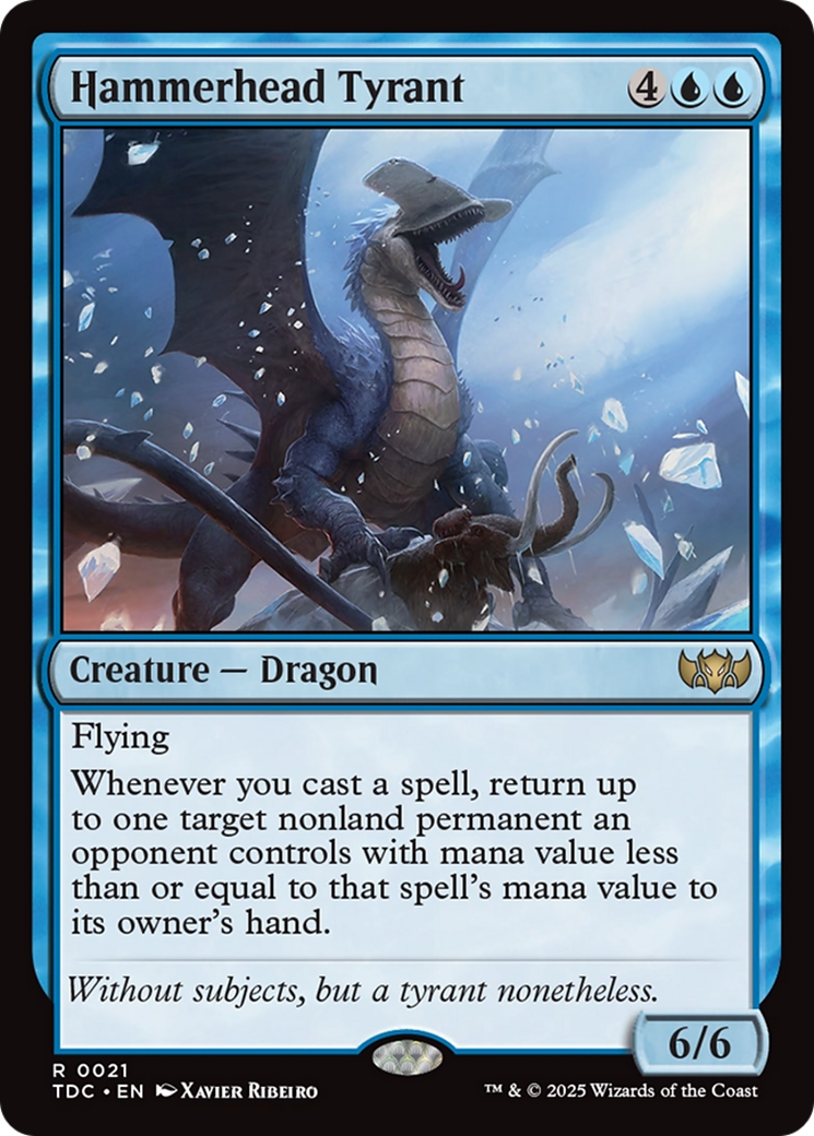 Hammerhead Tyrant [Tarkir: Dragonstorm Commander] | L.A. Mood Comics and Games