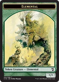 Elemental // Thopter (026) Double-Sided Token [Commander 2018 Tokens] | L.A. Mood Comics and Games