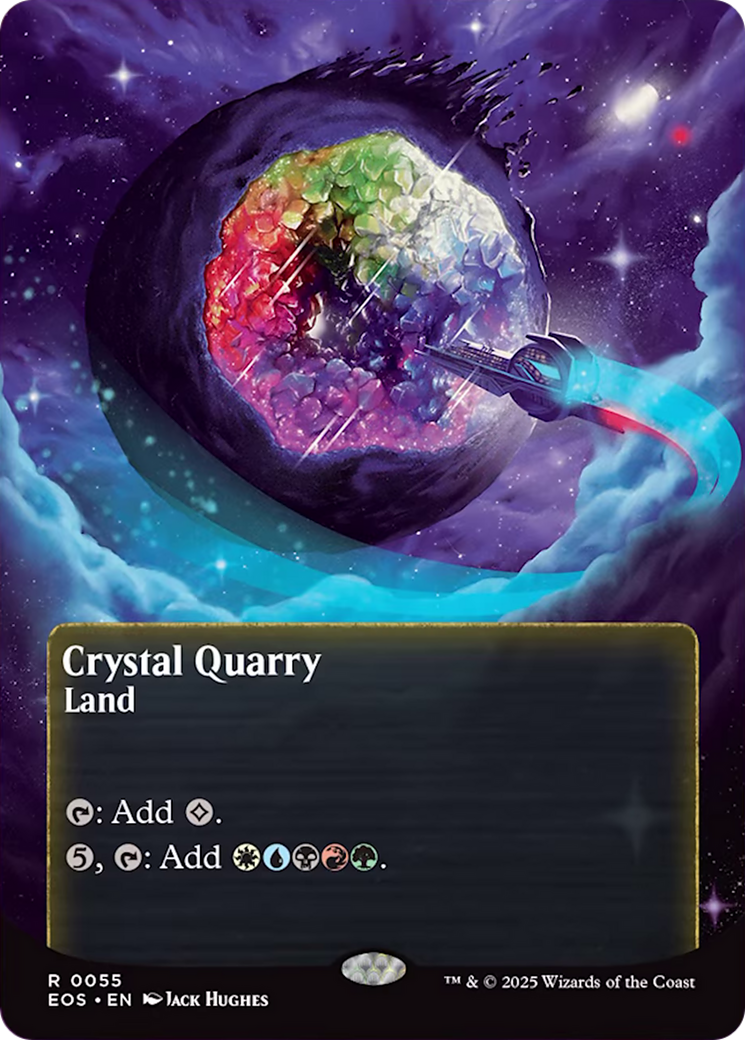 Crystal Quarry (0055) (Borderless) [Edge of Eternities: Stellar Sights] | L.A. Mood Comics and Games
