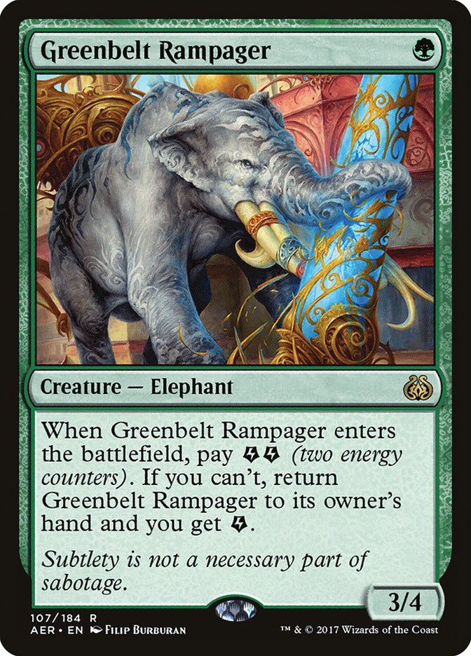 Greenbelt Rampager [Aether Revolt] | L.A. Mood Comics and Games