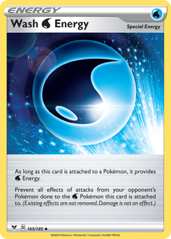 Wash Water Energy (165/185) [Sword & Shield: Vivid Voltage] | L.A. Mood Comics and Games