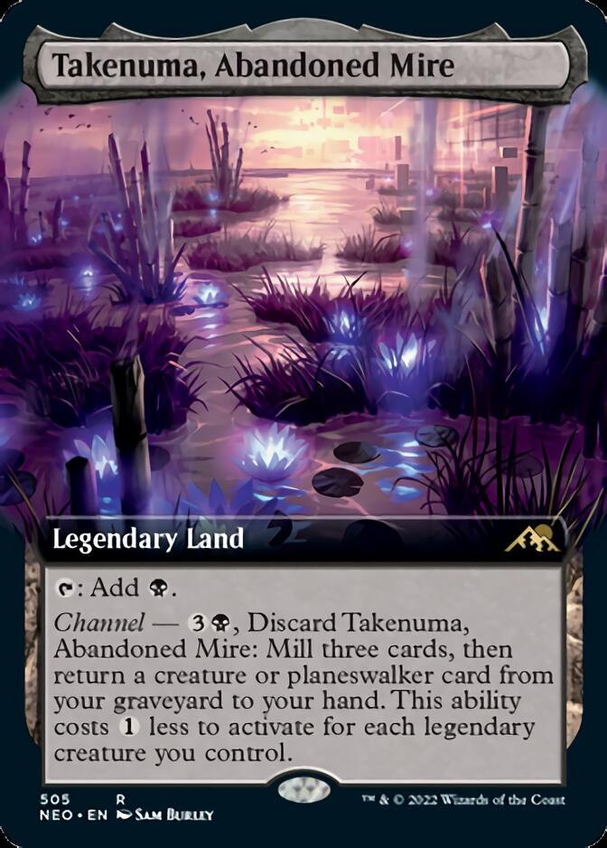 Takenuma, Abandoned Mire (Extended Art) [Kamigawa: Neon Dynasty] | L.A. Mood Comics and Games