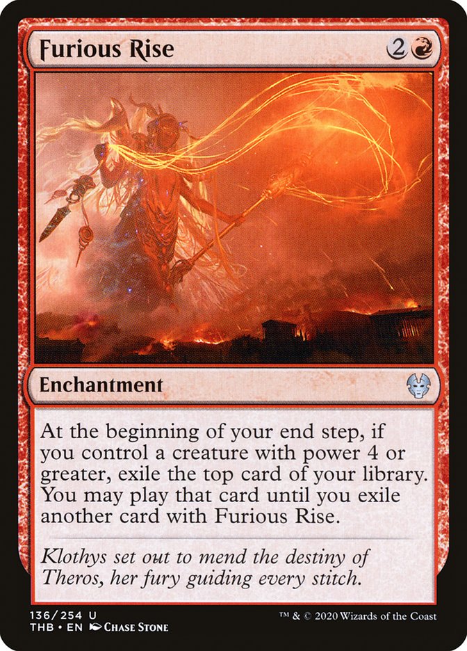 Furious Rise [Theros Beyond Death] | L.A. Mood Comics and Games
