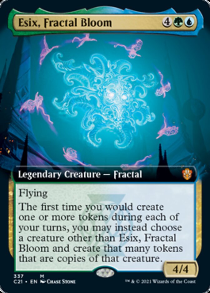 Esix, Fractal Bloom (Extended Art) [Commander 2021] | L.A. Mood Comics and Games