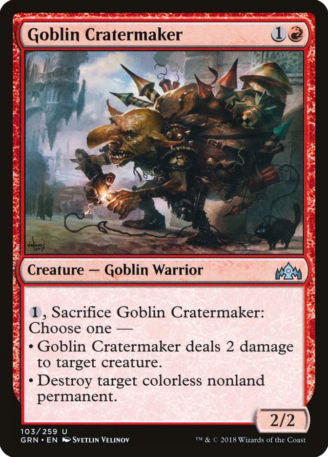 Goblin Cratermaker [Guilds of Ravnica] | L.A. Mood Comics and Games