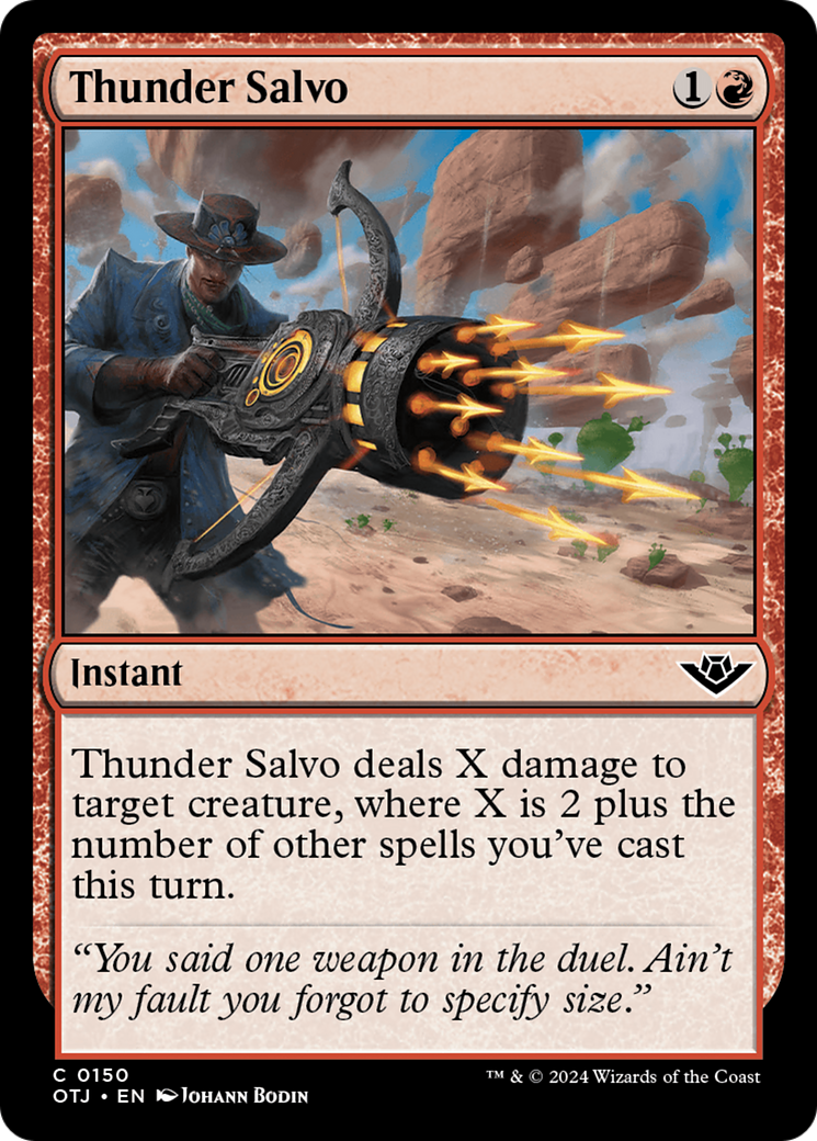 Thunder Salvo [Outlaws of Thunder Junction] | L.A. Mood Comics and Games