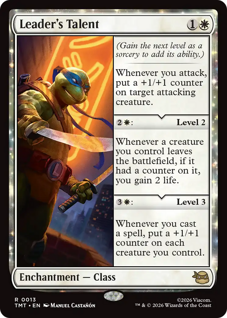 Leader's Talent [Teenage Mutant Ninja Turtles] | L.A. Mood Comics and Games