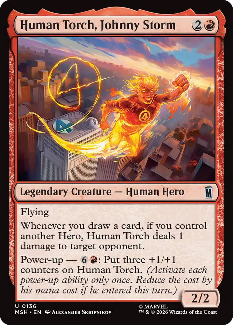 Human Torch, Johnny Storm [Marvel Super Heroes] | L.A. Mood Comics and Games