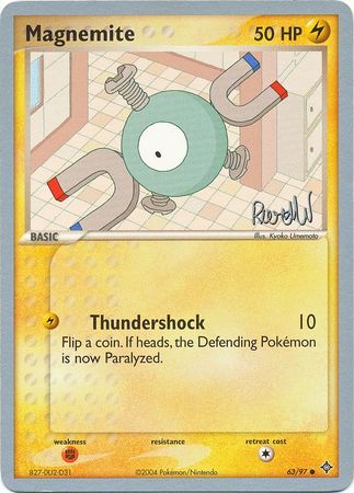 Magnemite (63/97) (Rocky Beach - Reed Weichler) [World Championships 2004] | L.A. Mood Comics and Games