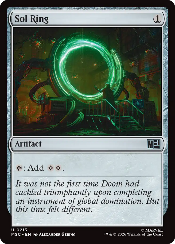 Sol Ring (0213) [Marvel Super Heroes Commander] | L.A. Mood Comics and Games