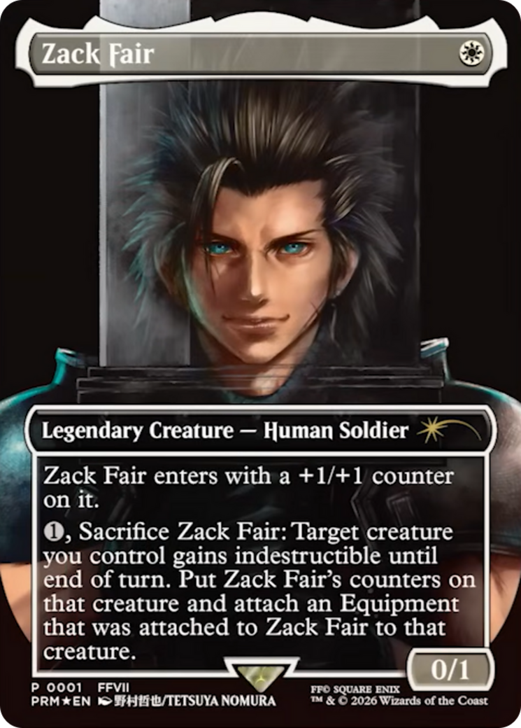 Zack Fair [Media Promos] | L.A. Mood Comics and Games