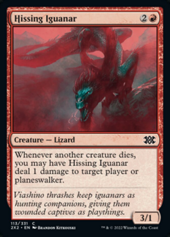 Hissing Iguanar [Double Masters 2022] | L.A. Mood Comics and Games