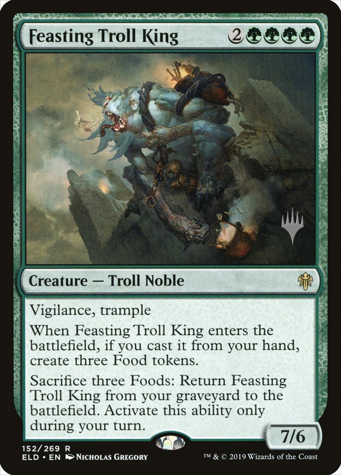 Feasting Troll King (Promo Pack) [Throne of Eldraine Promos] | L.A. Mood Comics and Games