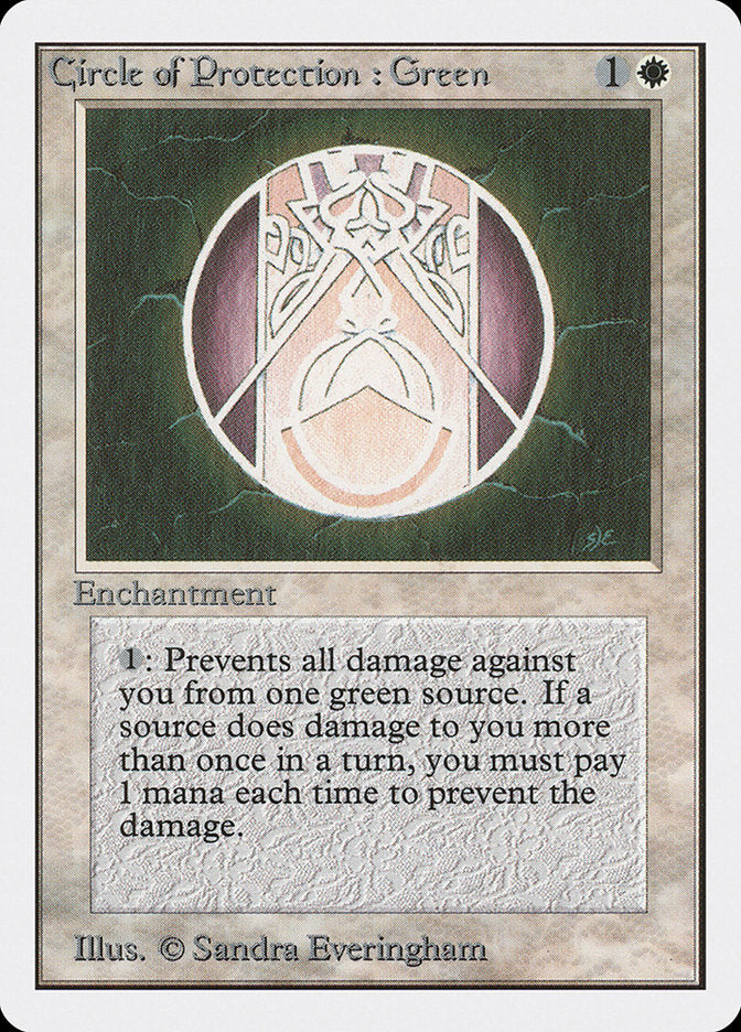 Circle of Protection: Green [Unlimited Edition] | L.A. Mood Comics and Games