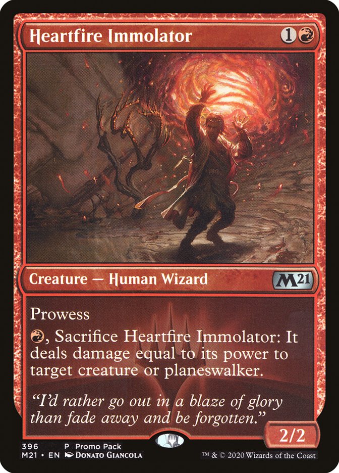 Heartfire Immolator (Promo Pack) [Core Set 2021 Promos] | L.A. Mood Comics and Games