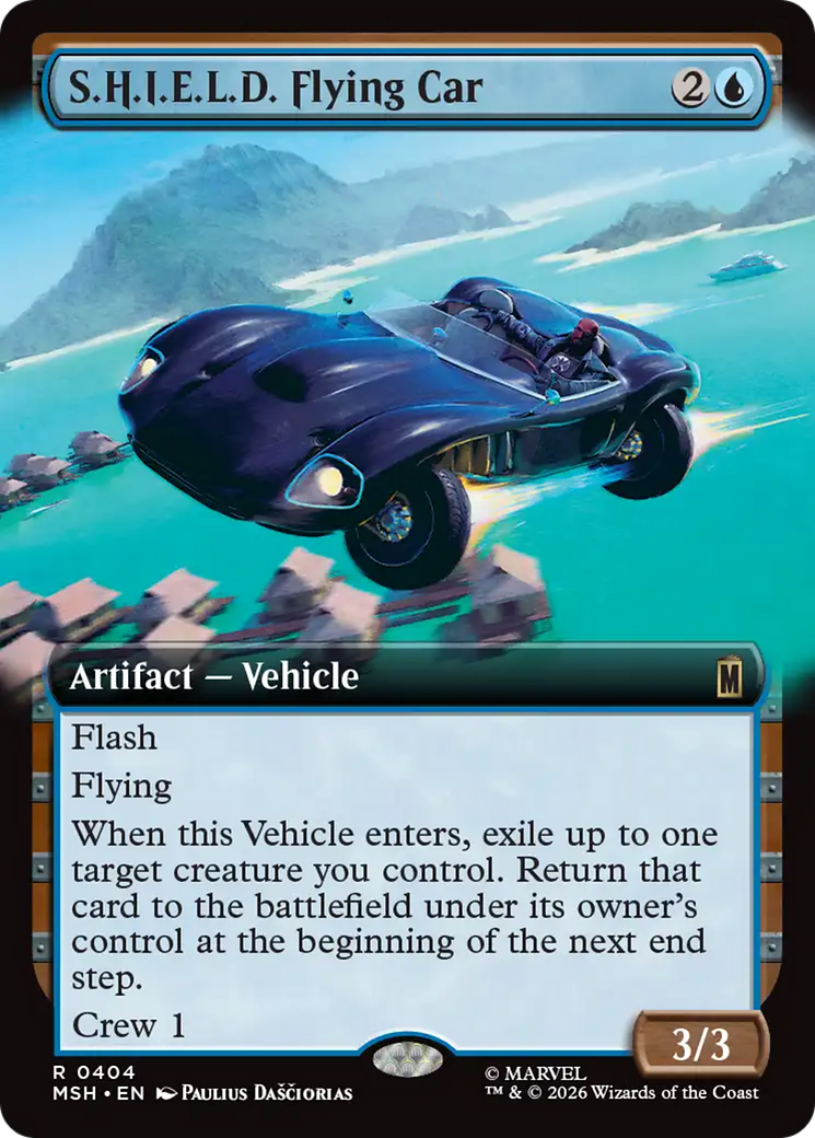 S.H.I.E.L.D. Flying Car (Extended Art) [Marvel Super Heroes] | L.A. Mood Comics and Games
