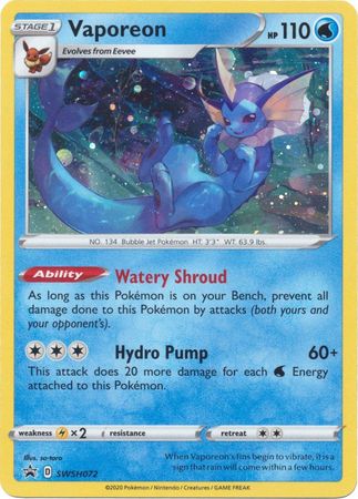 Vaporeon (SWSH072) [Sword & Shield: Black Star Promos] | L.A. Mood Comics and Games