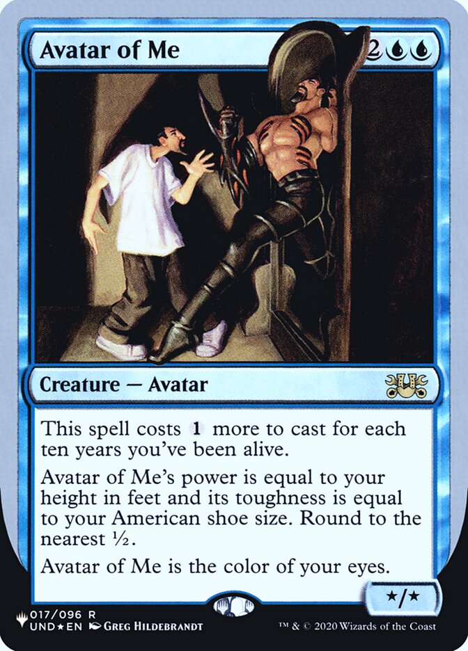 Avatar of Me (Unfinity Foil Edition) [The List] | L.A. Mood Comics and Games
