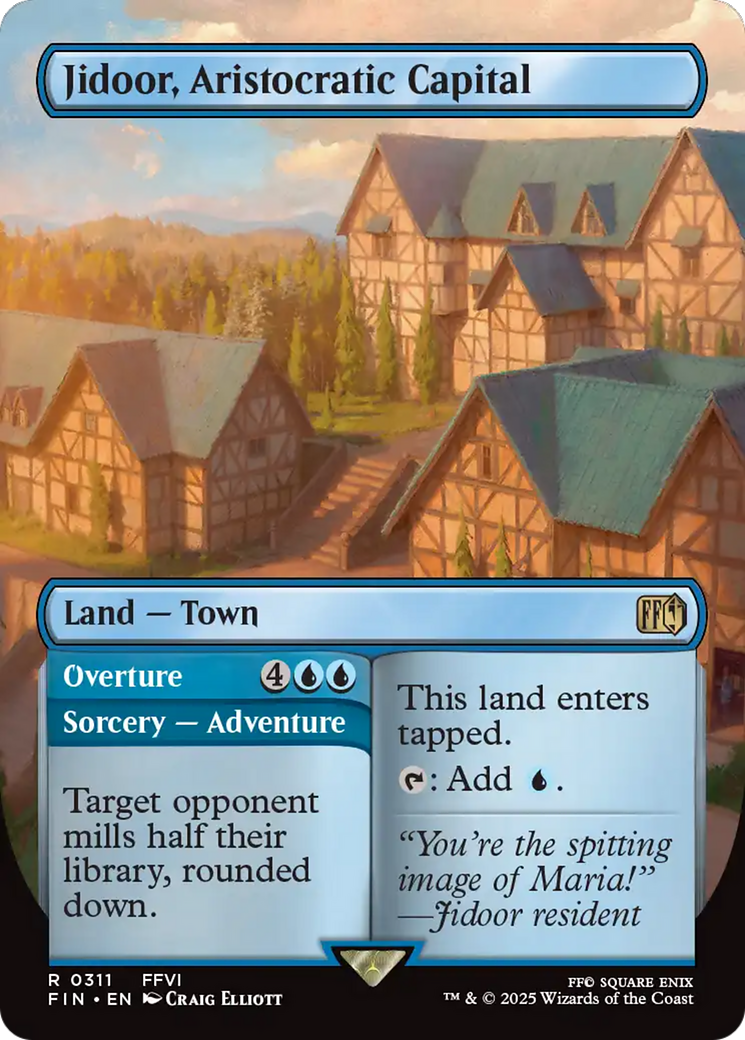 Jidoor, Aristocratic Capital // Overture (Borderless) [FINAL FANTASY] | L.A. Mood Comics and Games